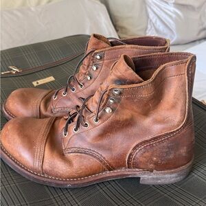 Classic Red Wing 8085 Copper Leather Men's Boots